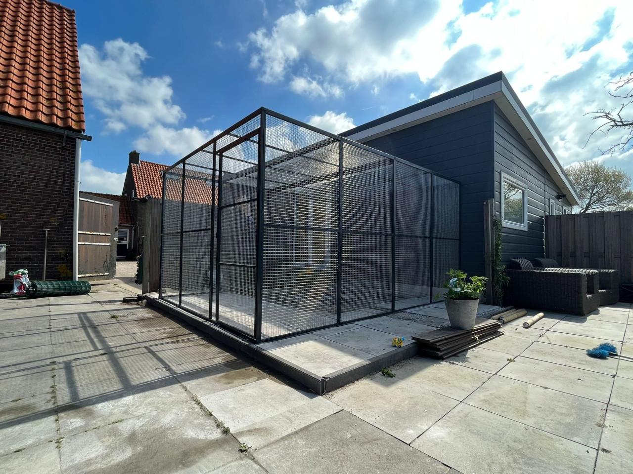 Aluminium kattenrennen/verblijven..........