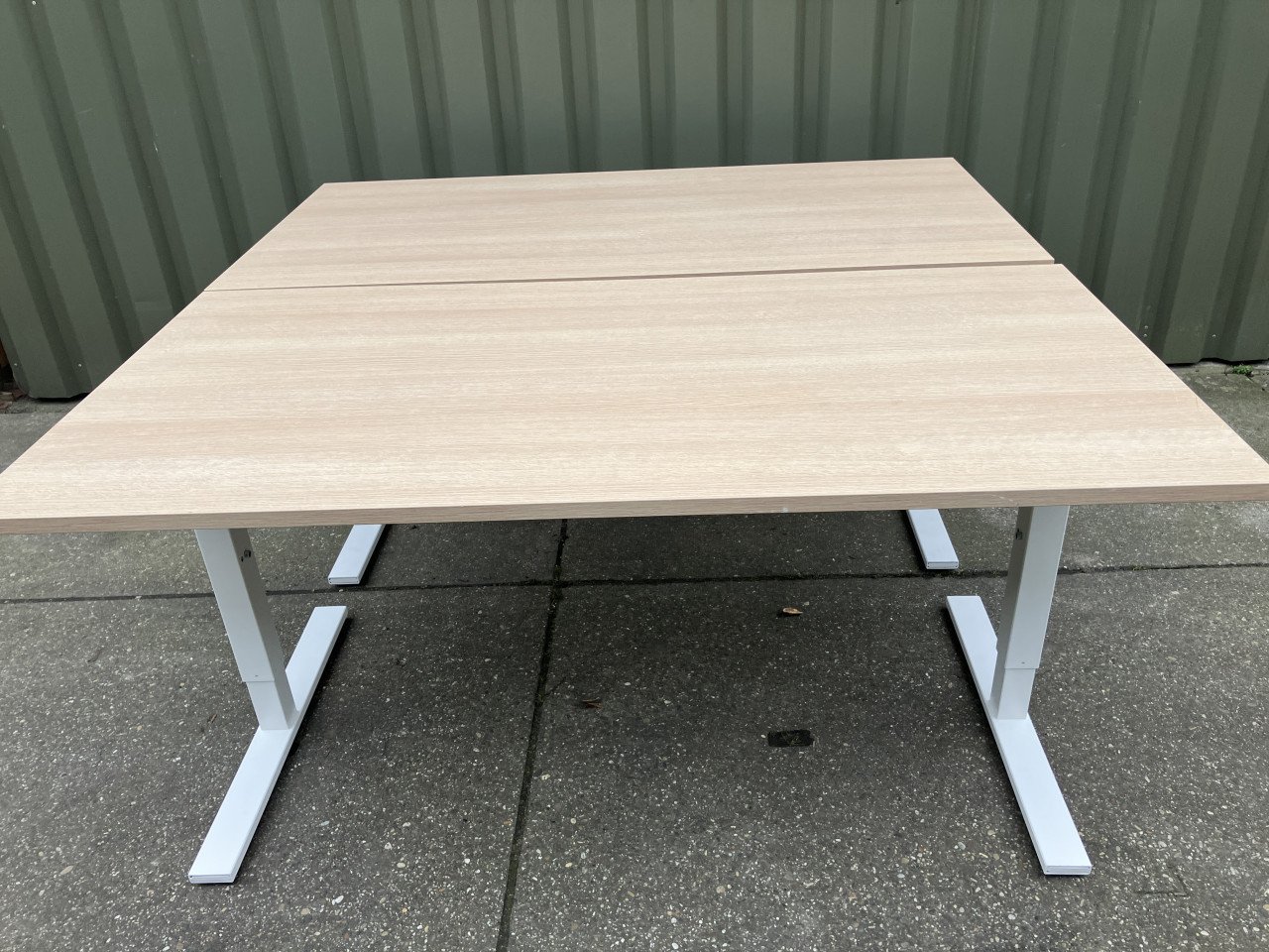 2 bureau tafels 160x80 cm