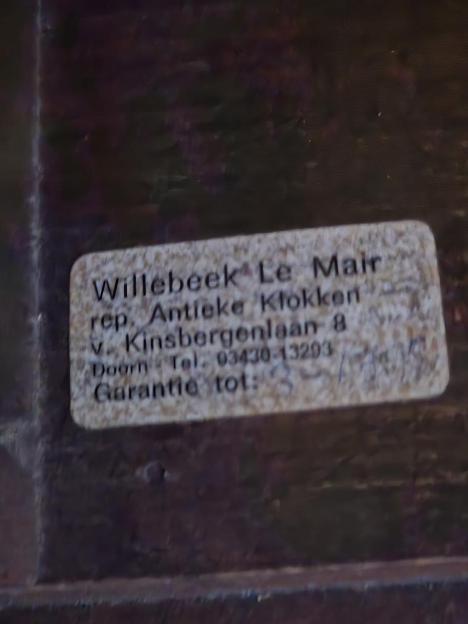 Westminster Trinity Wandklok  Art-deco