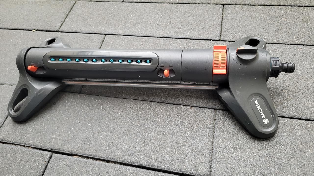 Gardena sproeier, zwenk.