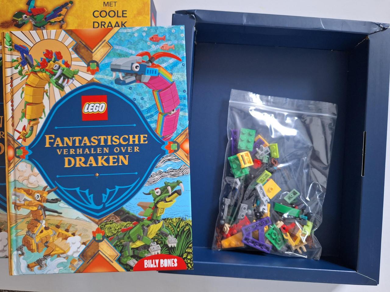 🎅🎁Lego Fantastische verhalen over draken (boek + steentjes)