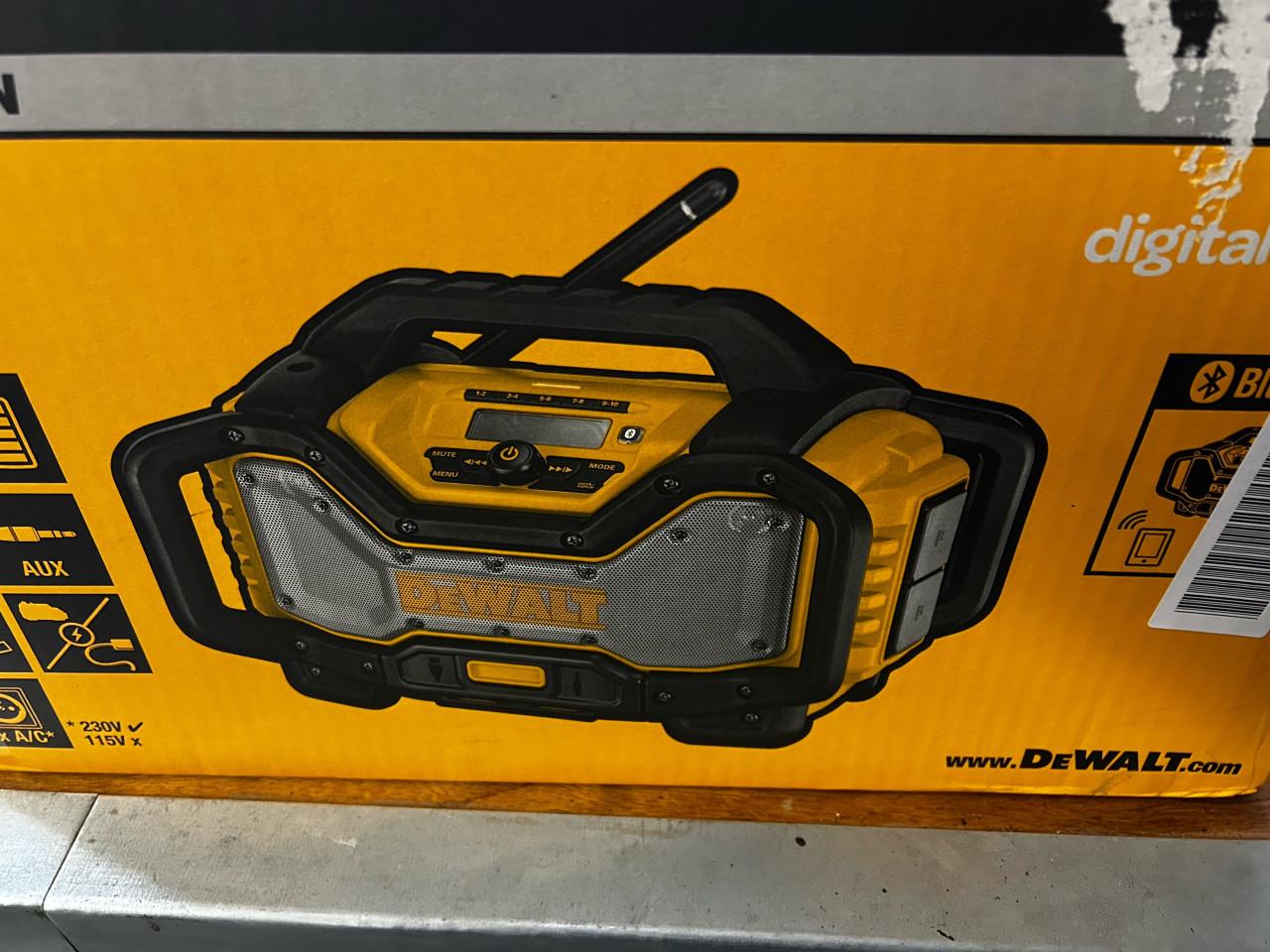 DeWalt bouwradio Dab+ Dcr027. (Nieuw in doos)