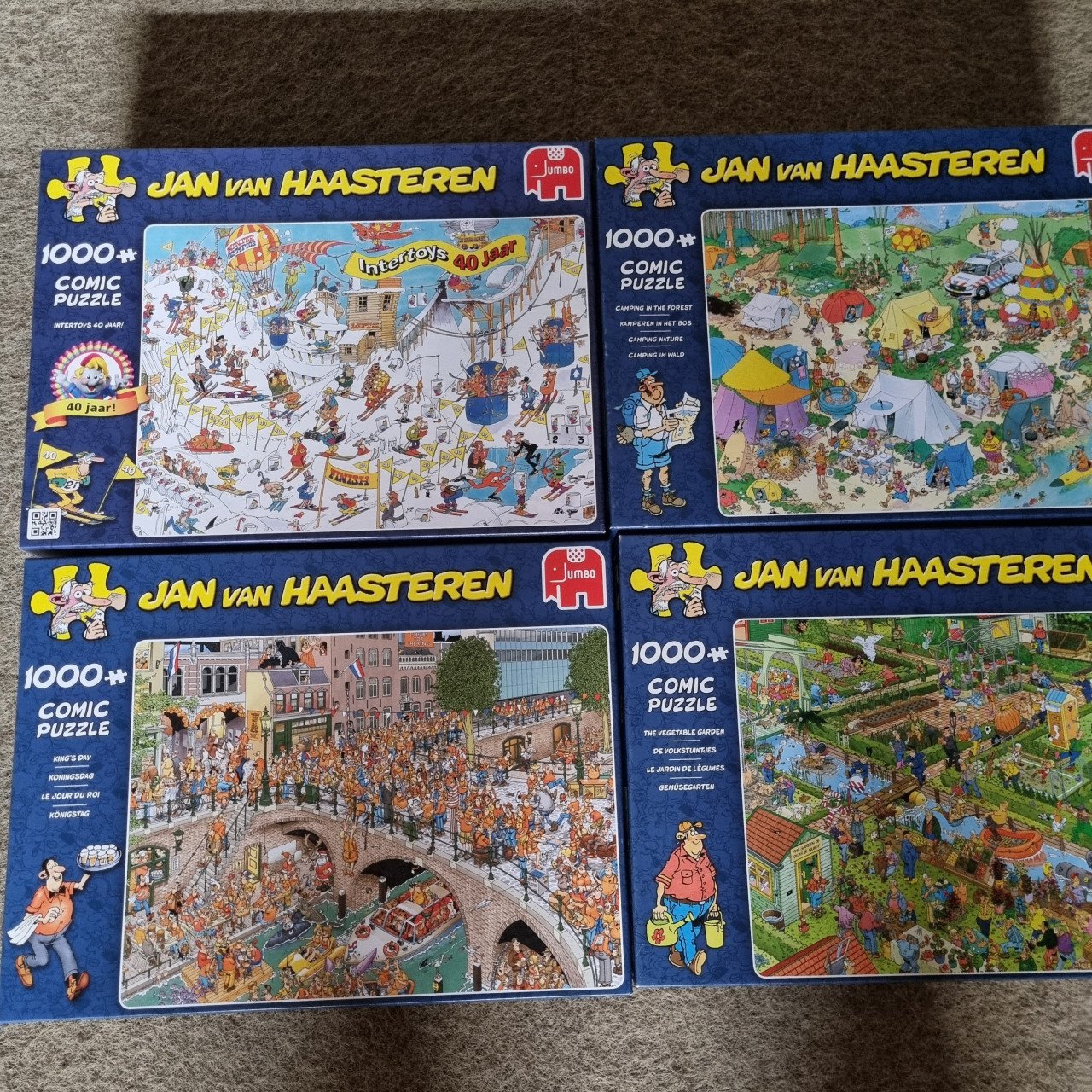 Puzzels Jan van Haasteren €8,00 p/st 1000 stukjes
