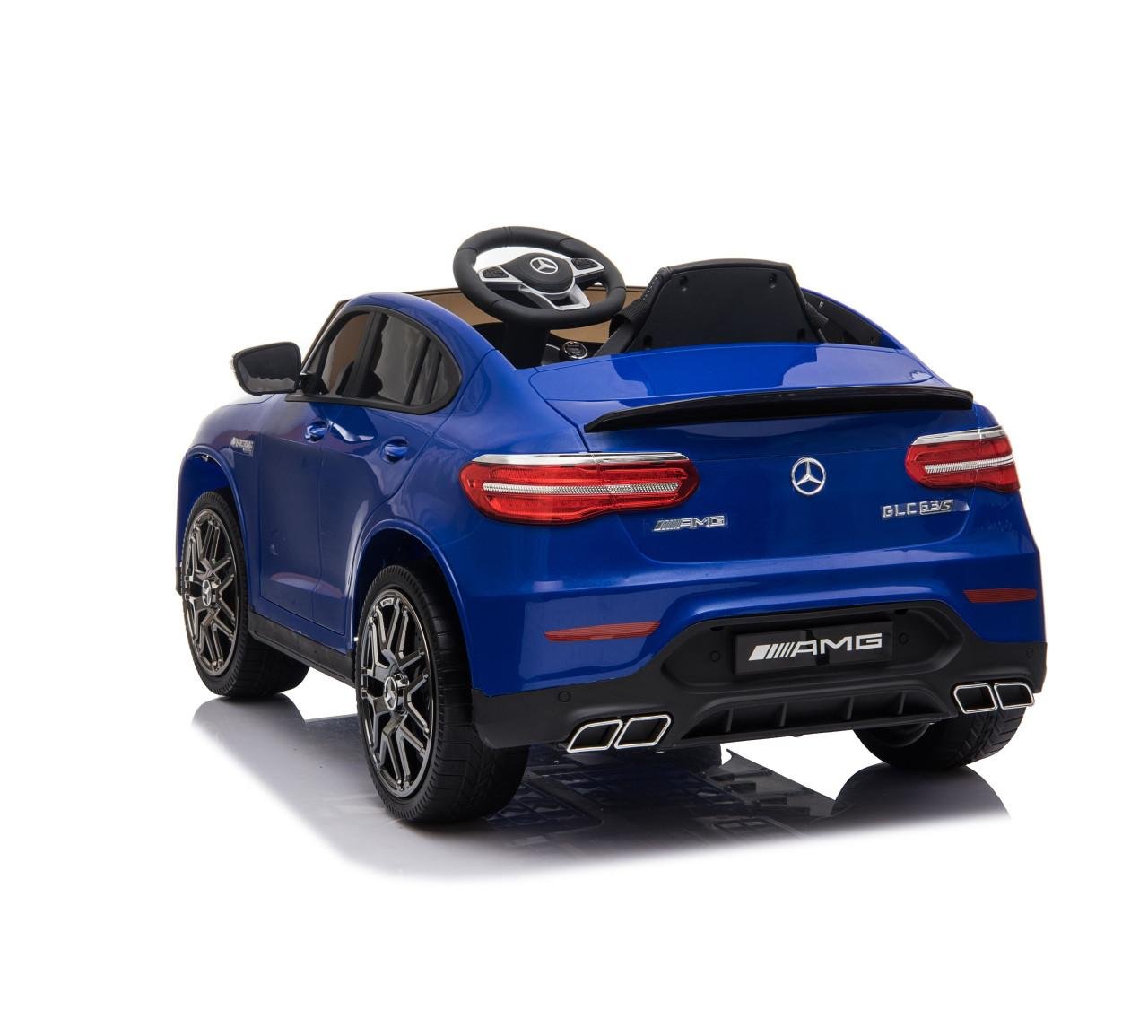 Elektrische Kinderauto 12V – Mercedes-Benz GLC 63S AMG | Blauw