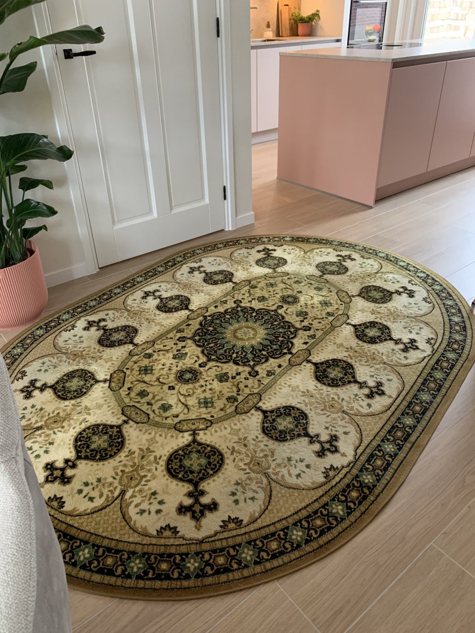 💐Super Leuk Sfeervol Ovale Vintage Vloerkleed💐
