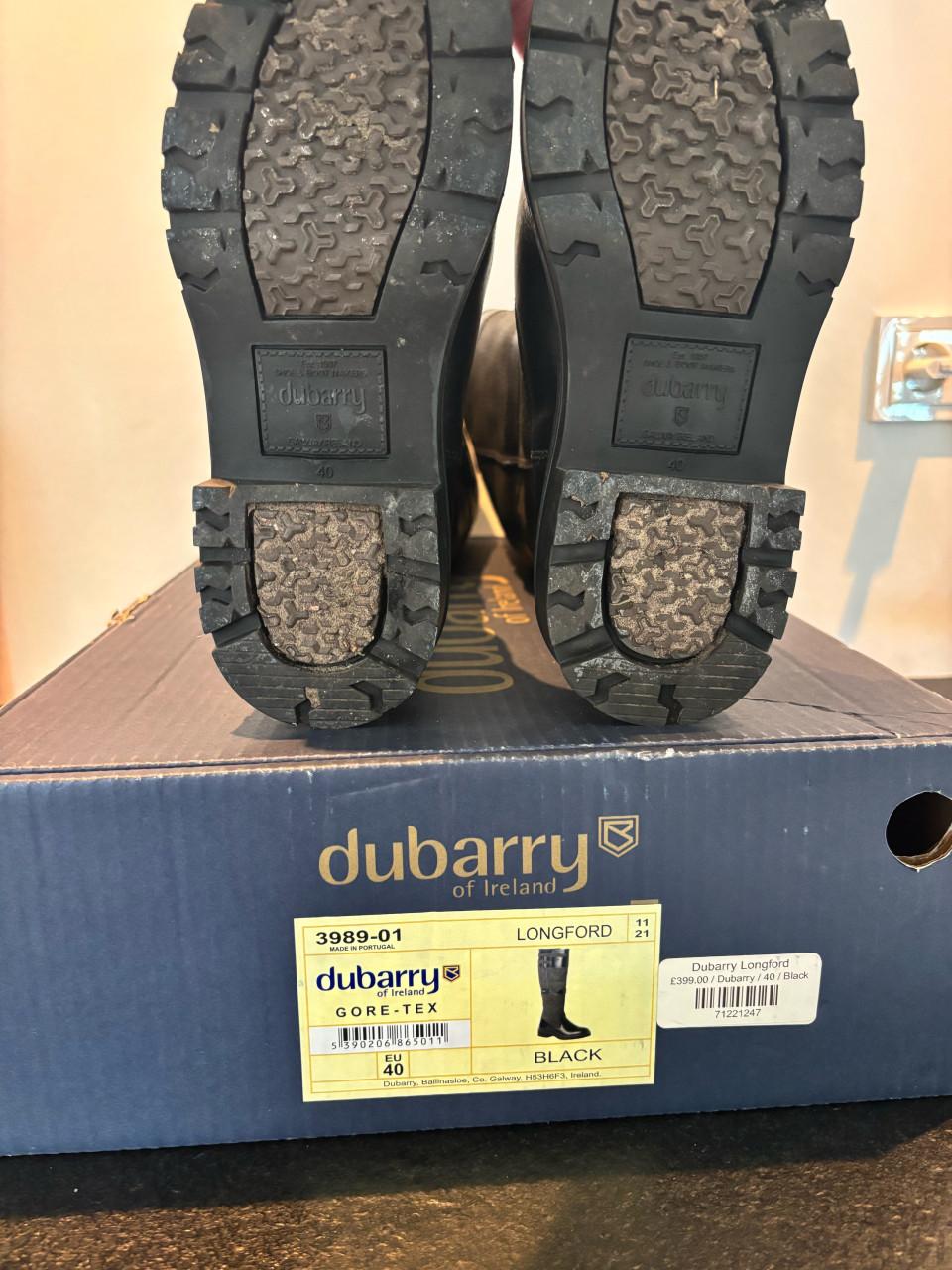 Dubarry longford black laarzen. maat 40. countryboots dames