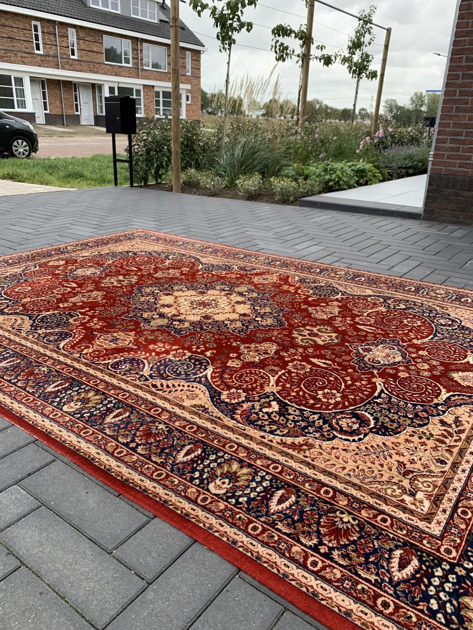 ❣️Schitterend Sfeervol Vintage Vloerkleed van Zuiver Scheerwol ❣️