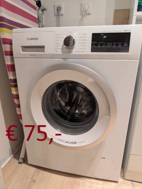 Siemens wasmachine 8kg