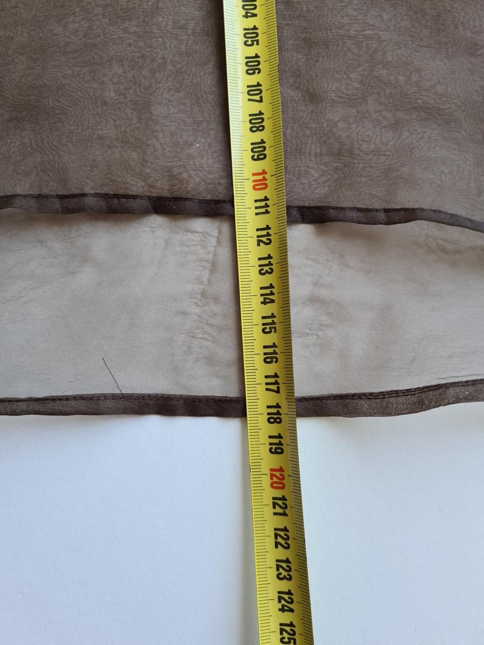 Lange bruine transparante overhemd jurk van de Zara