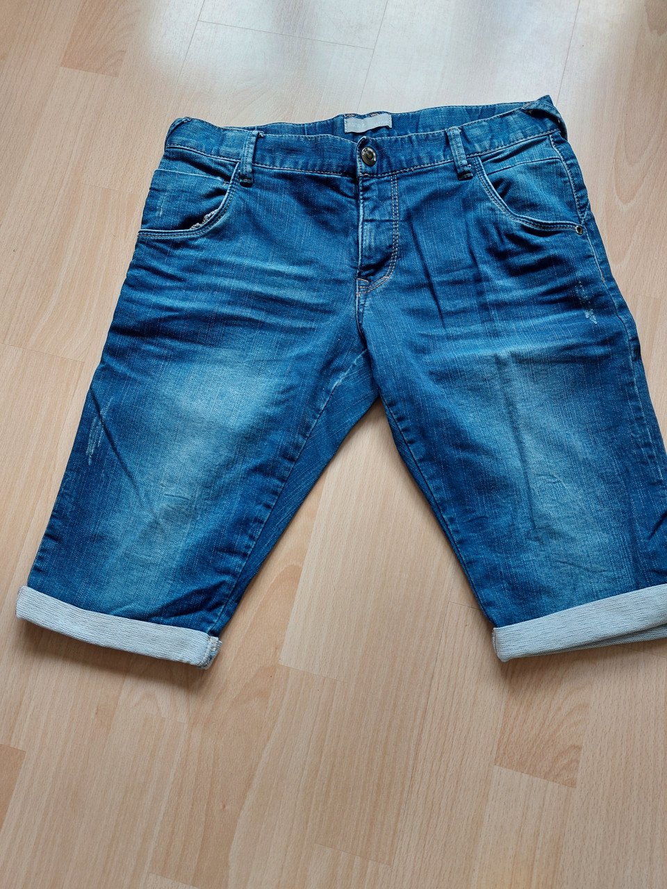 Stoere name it jeans korte broek 164