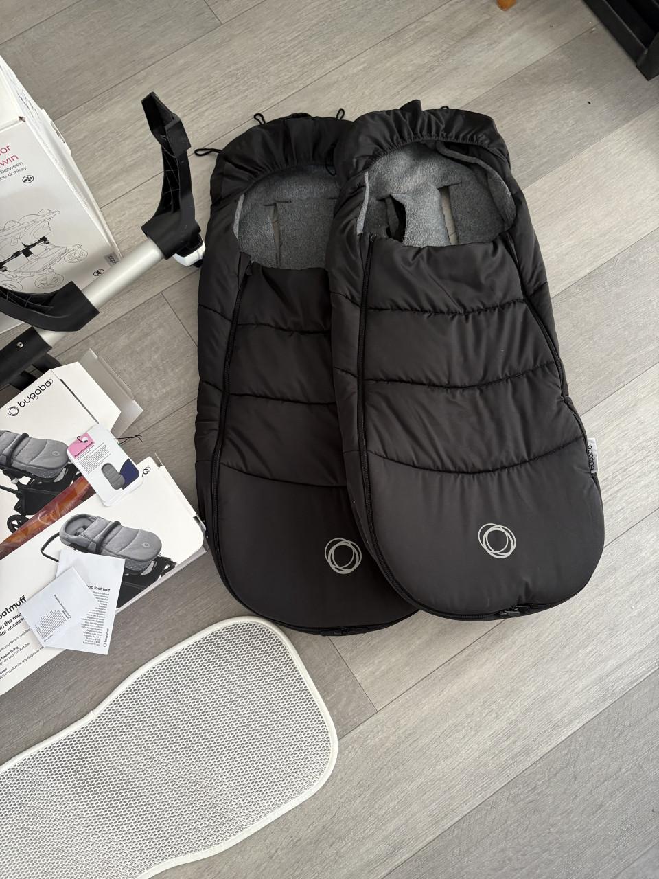 Bugaboo donkey twin black taupe