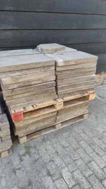 Tegels 60x40 grijs en grind, gratis afhalen