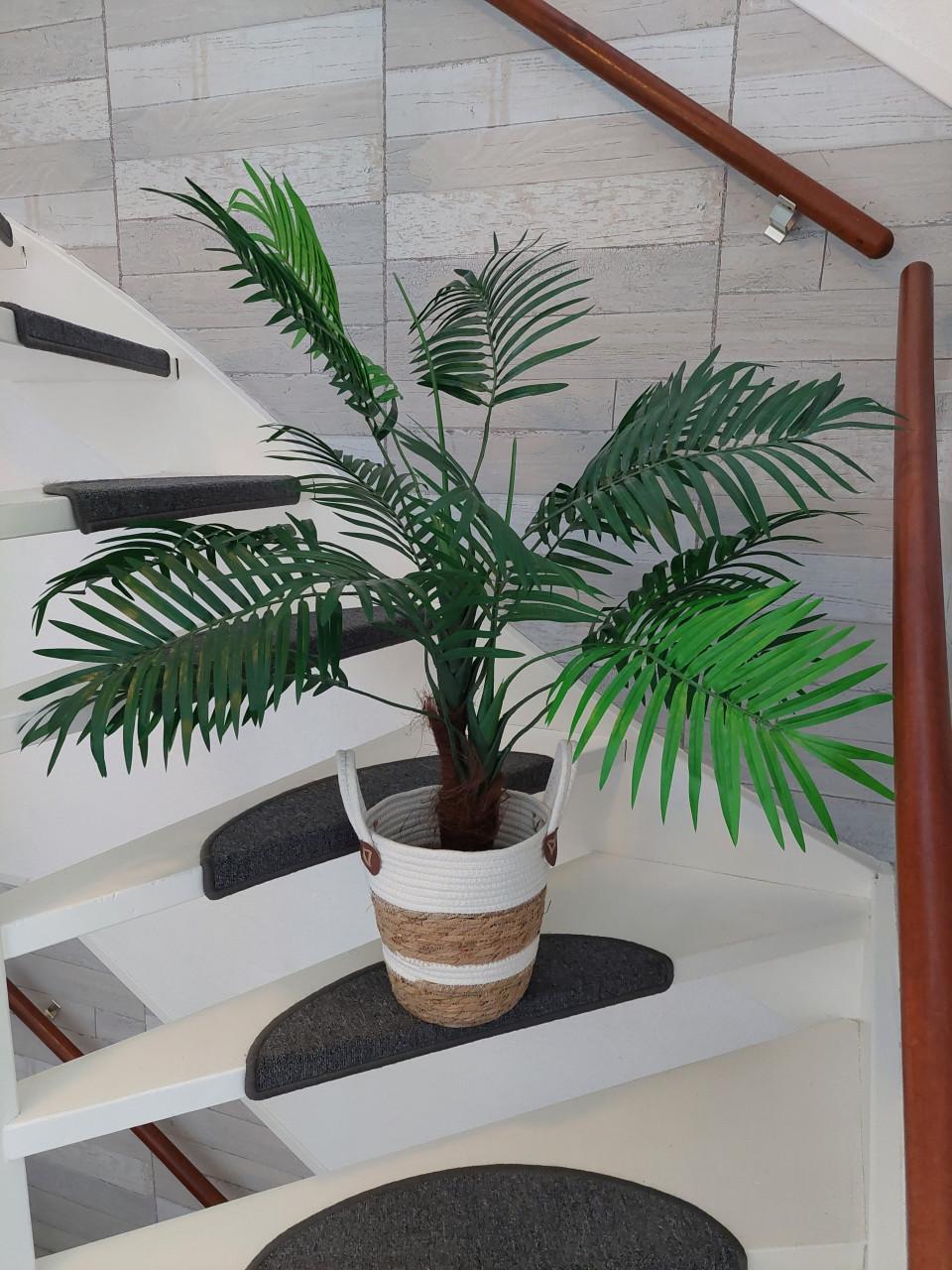 Grote kunstpalm incl. pot,  mooie kwaliteit zgan