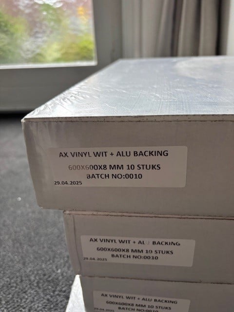 Plafondplaten voor systeemplafond