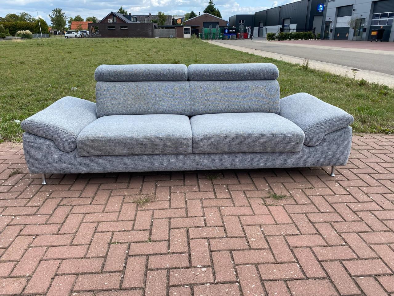Montel Chicago stoffen 3-Zitsbank –Verstelbaar Comfort–Flexibel Loungen