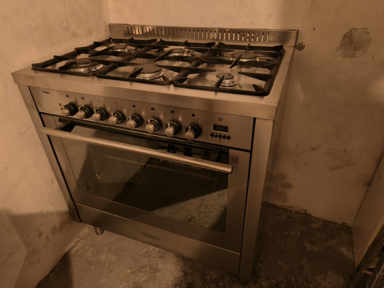 Gasfornuis met oven 90cm