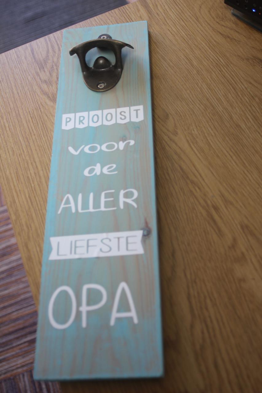 Flesopener voor de liefste opa