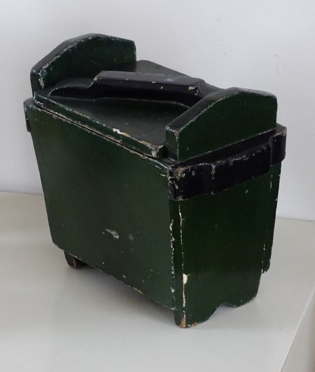 OPRUIMING Handig decoratief Vintage Militair houten Kistje Kist hout
