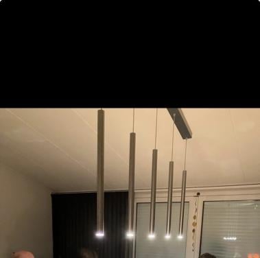 Moderne design hanglamp - RVS - 5 lichtpunten