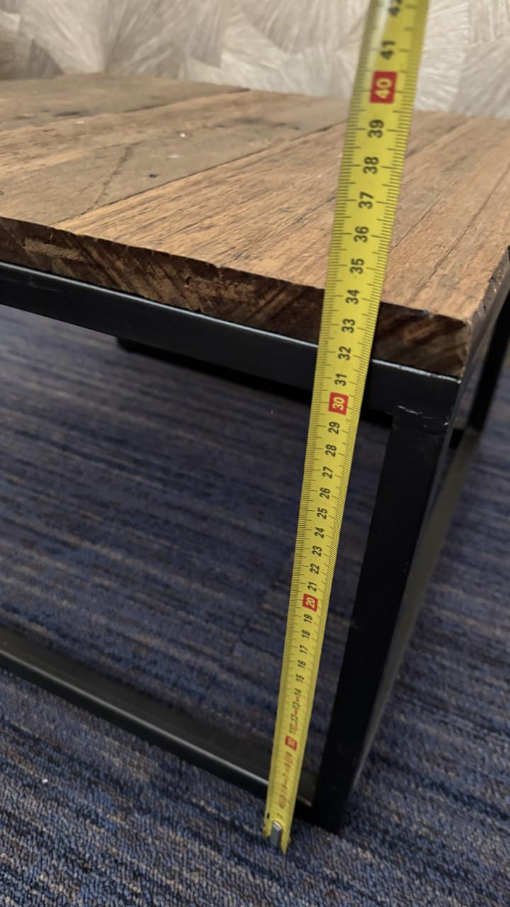 Industriële bijzettafeltjes - set 3 stuks