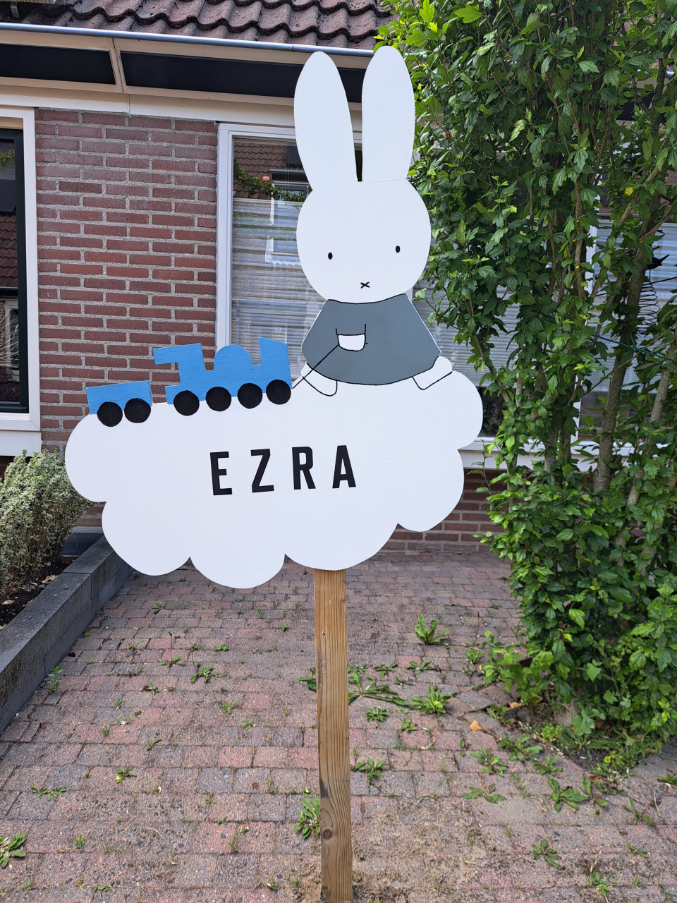 Gepersonaliseerde houten geboorteborden