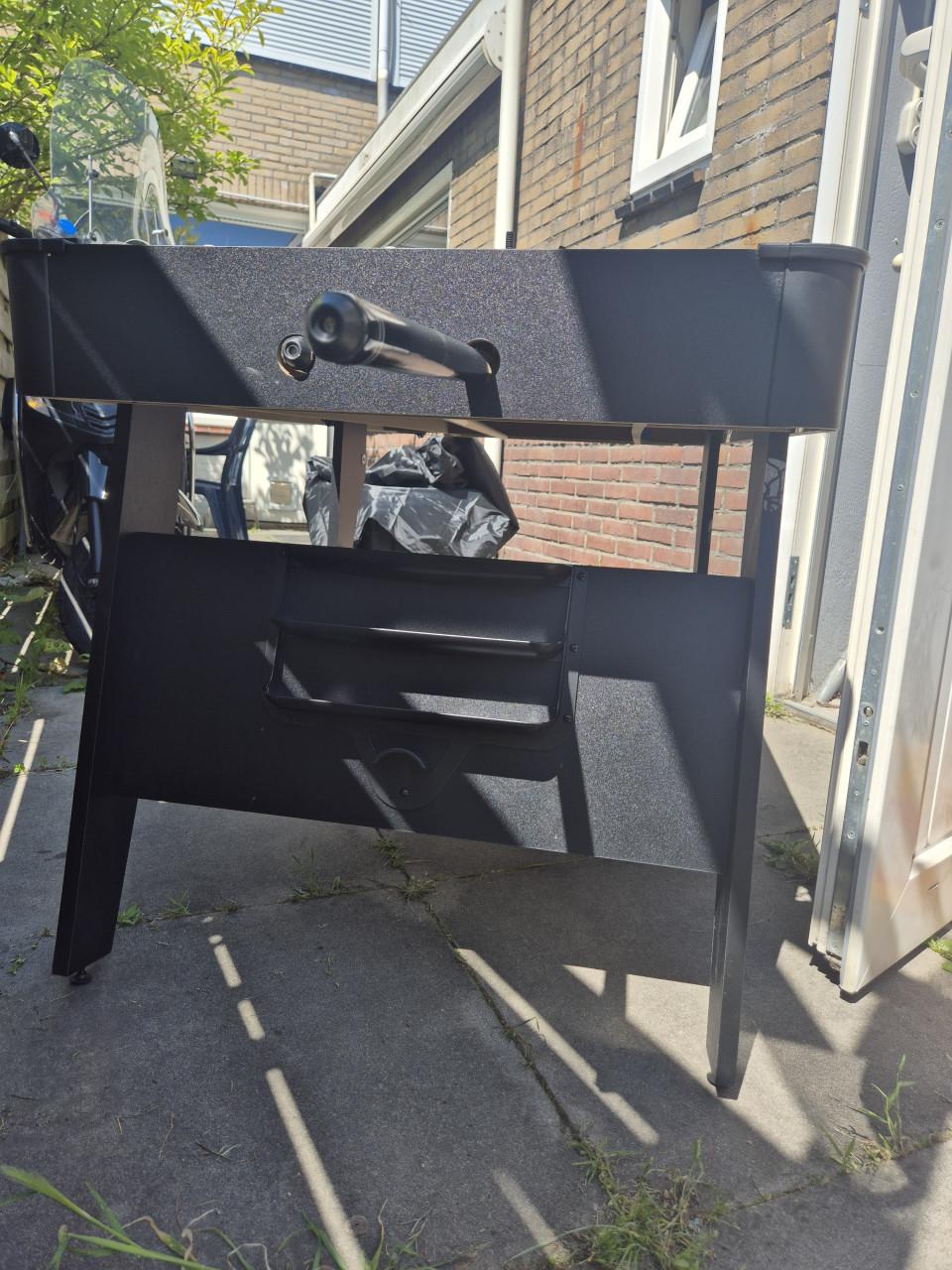 Opklapbare pooltafel BT 500 grijs laken Pongori (Decathlon)