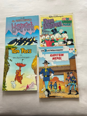 Verschillende wat oudere stripboeken