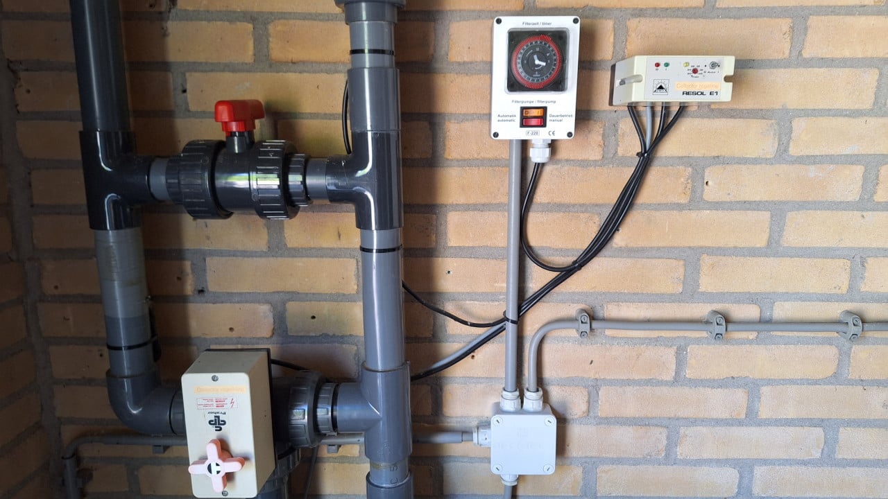 Complete zwembad installatie