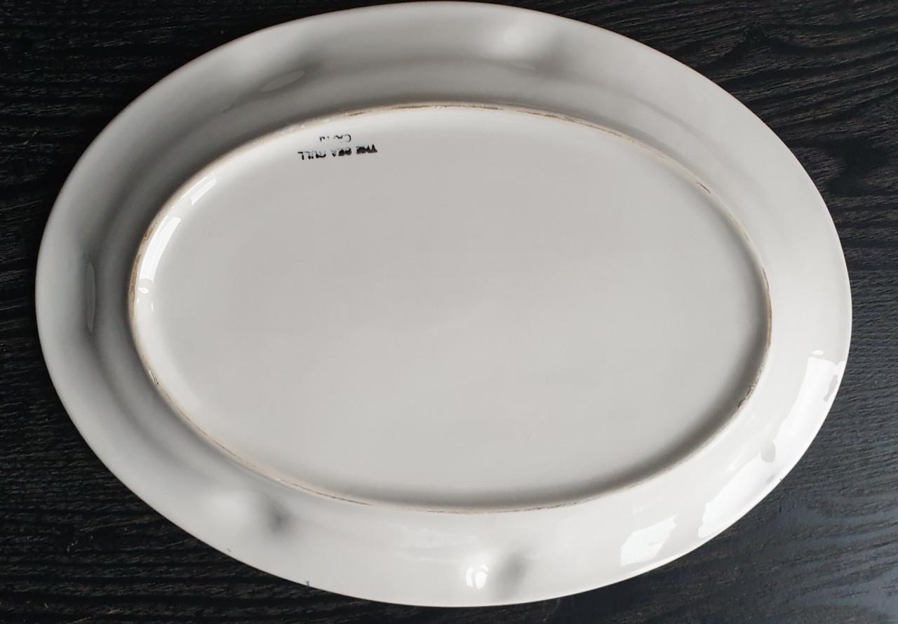 3 Prachtige schalen met visafbeeldingen 31, 28,5 en 18 cm doorsnede