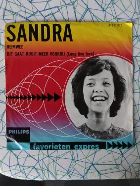 Single Sandra (Reemer) - Heimwee 7inch vinyl jaren 60