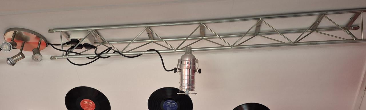 2 Truss delen met 3 lampen