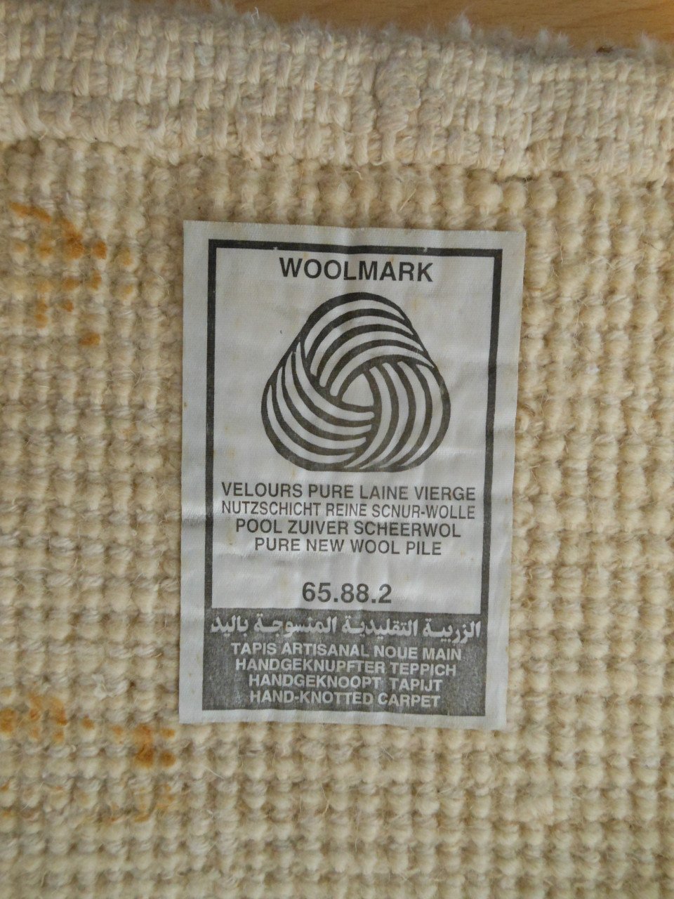 100% Wollen hoogpolig Handgeknoopt BERBER tapijt