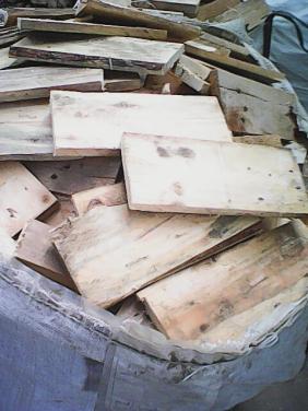 Plankjes voor haardhout.