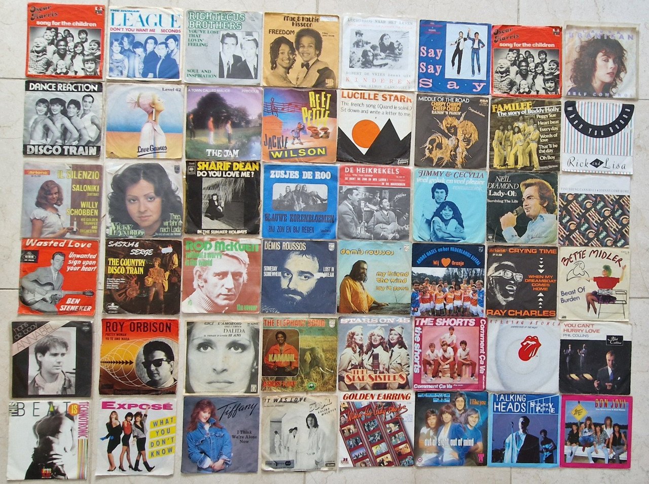 7" singles 231 stuks