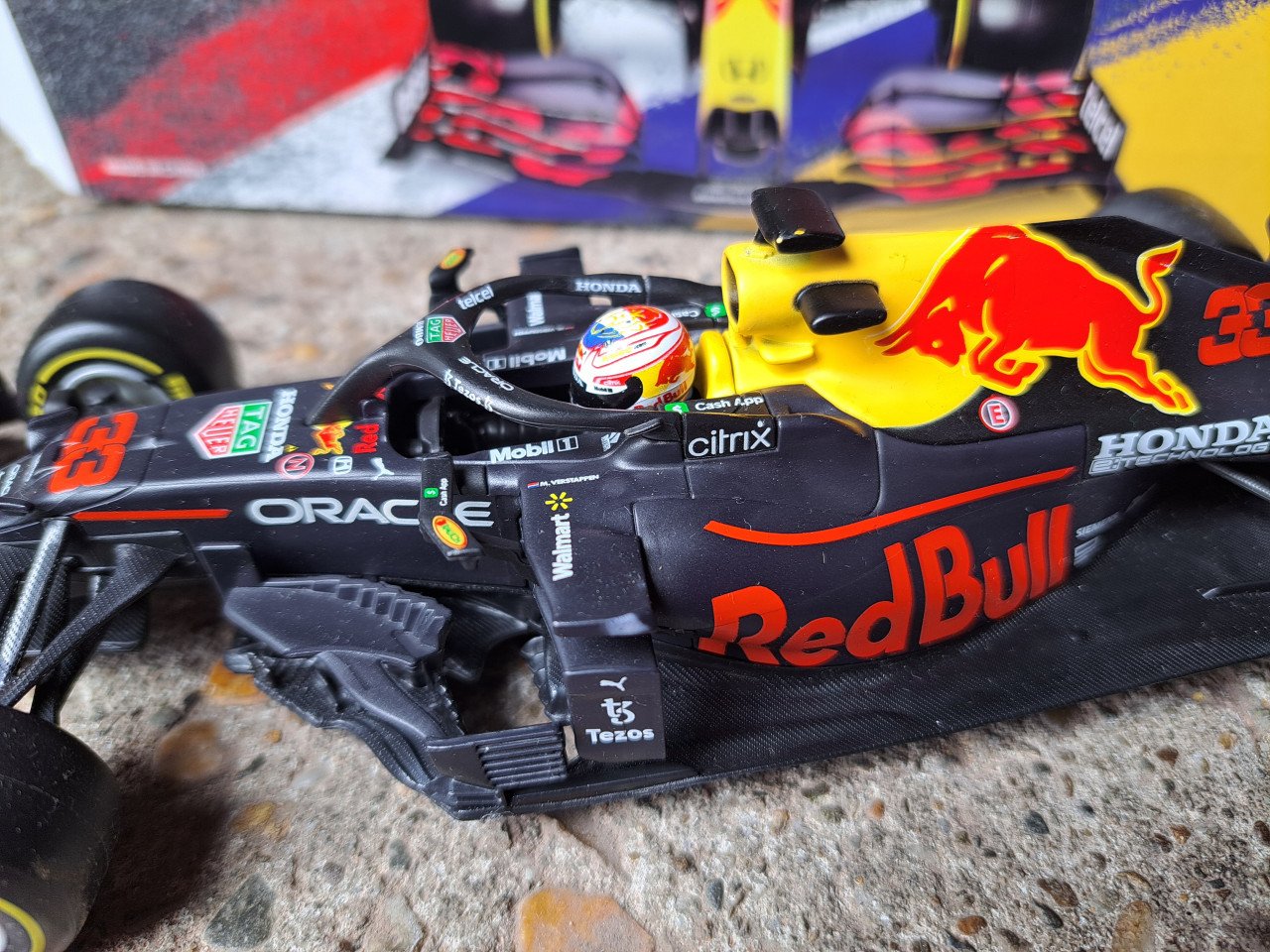 Modelauto, max Verstappen 2021 Jumbo