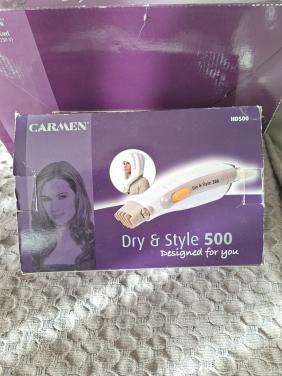 Krulset verwarmd  en een  dry & style