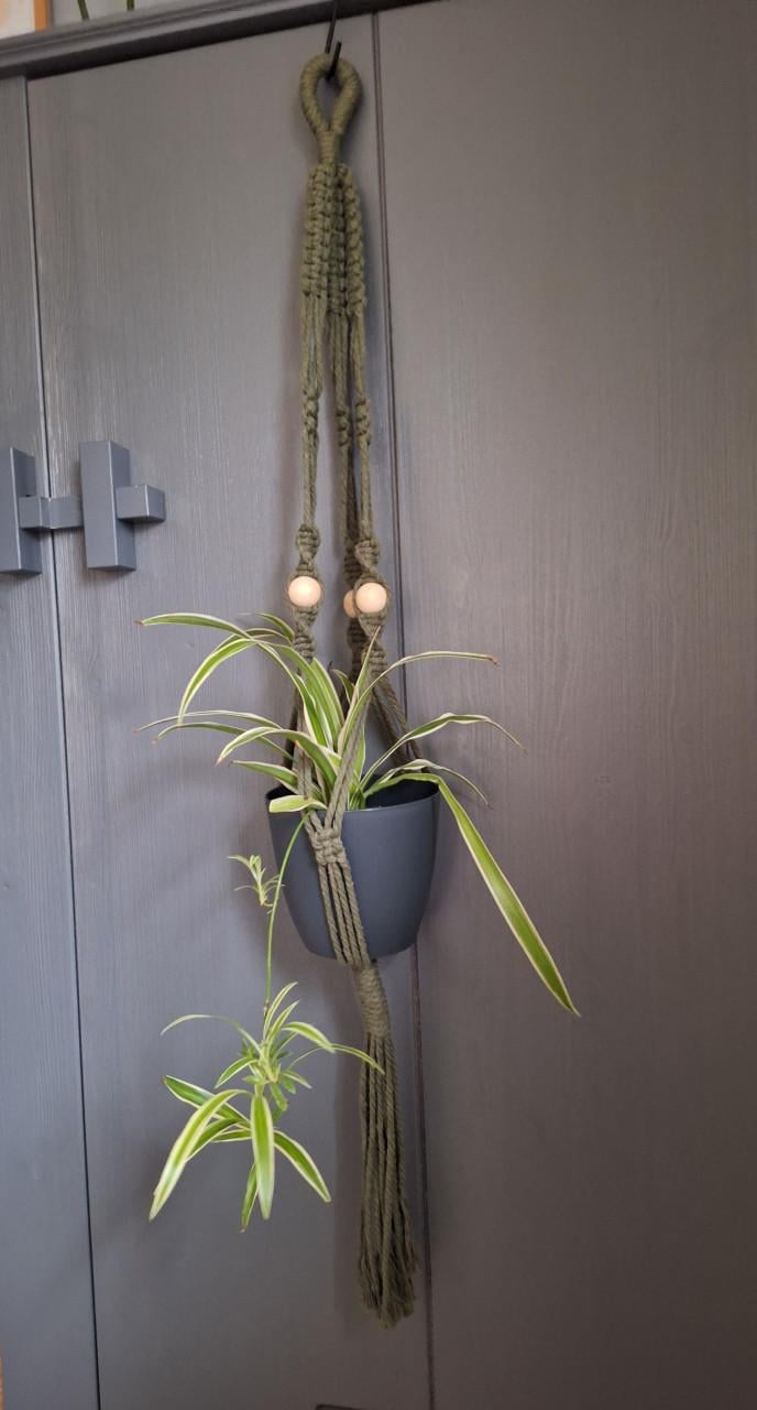 Macrame plantenhangers