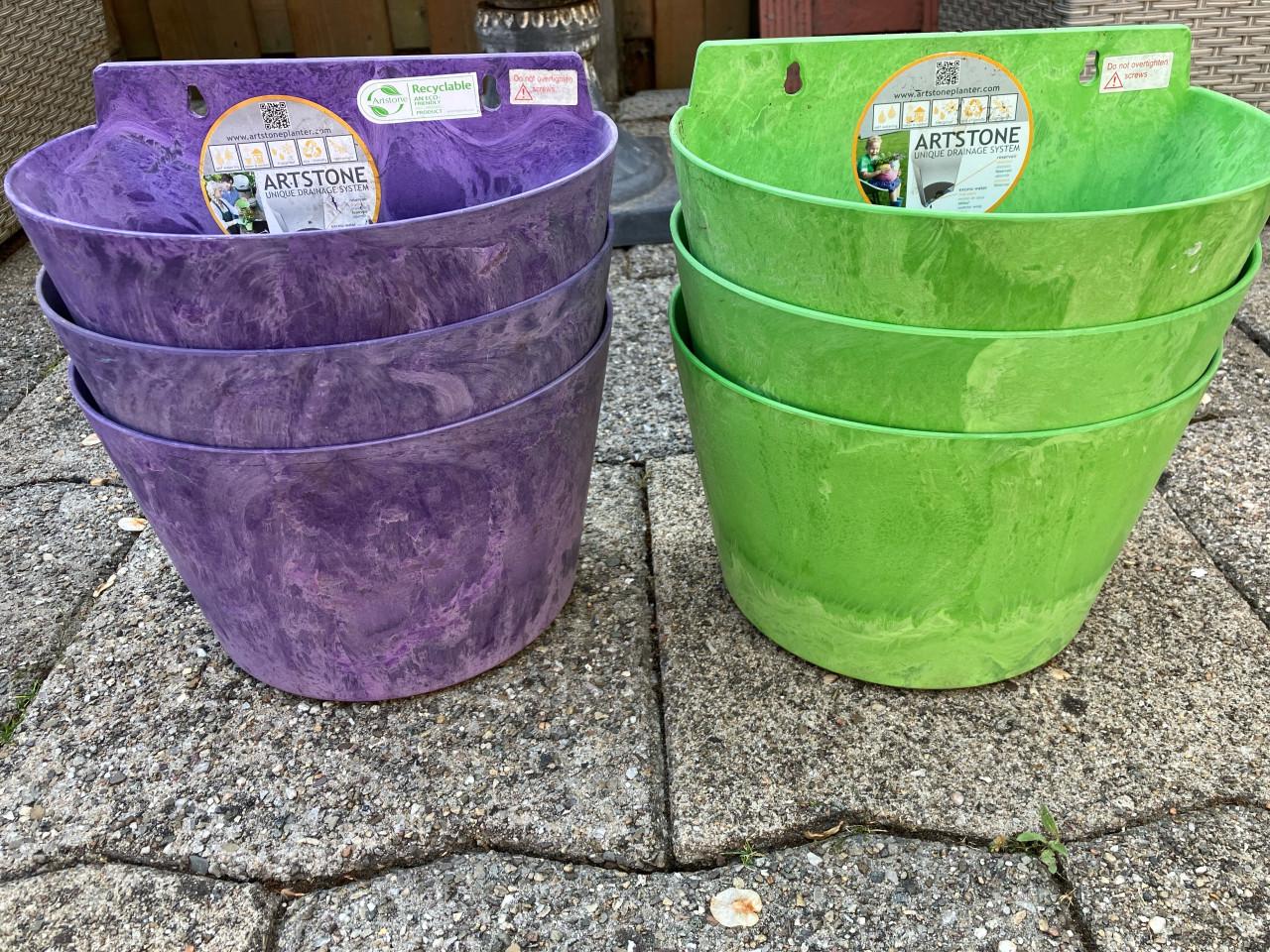Artstone hang planten bakjes