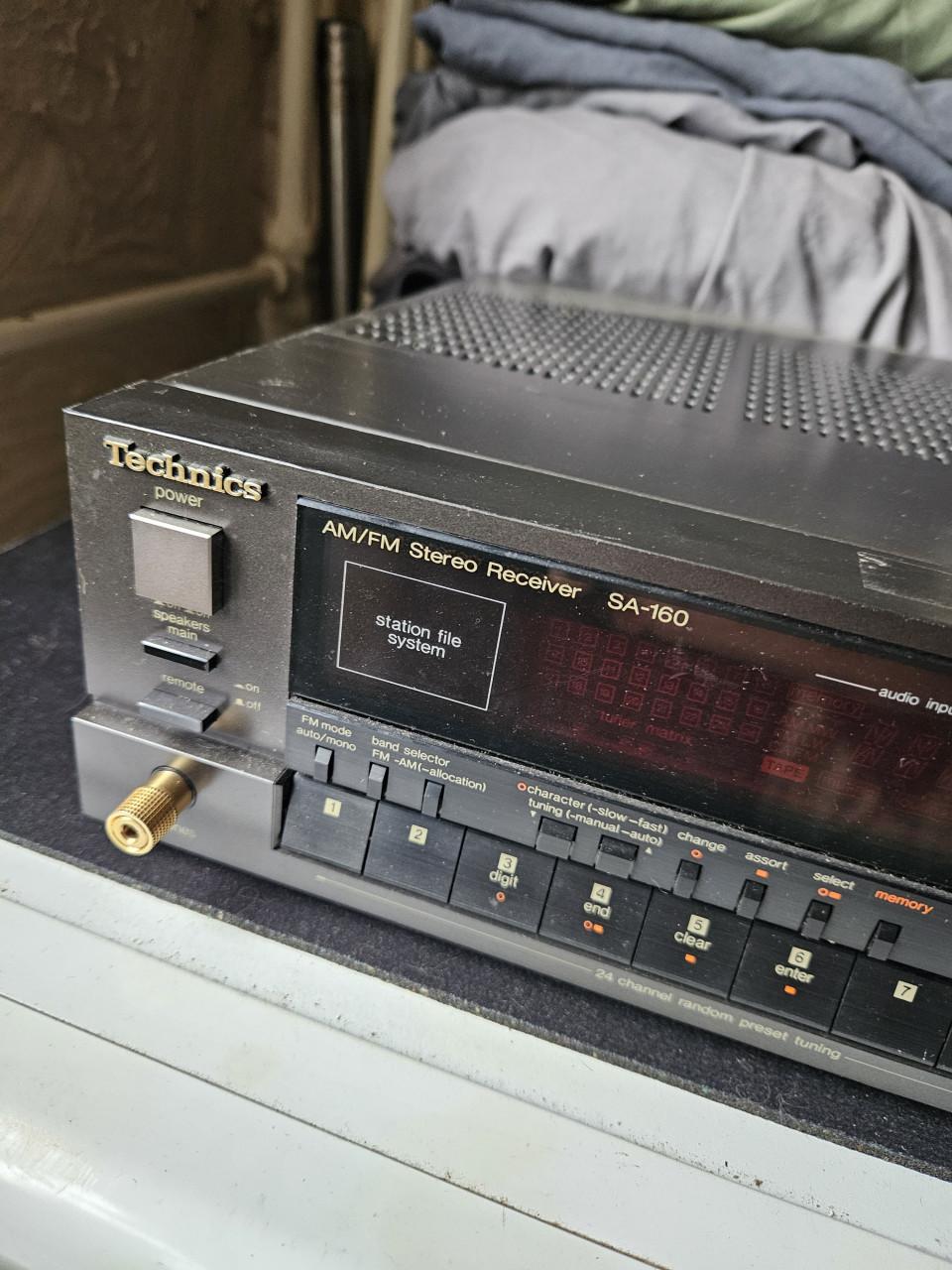 Mooie werkende Technics SA-160 Stereo Receiver - Goed Werkend!