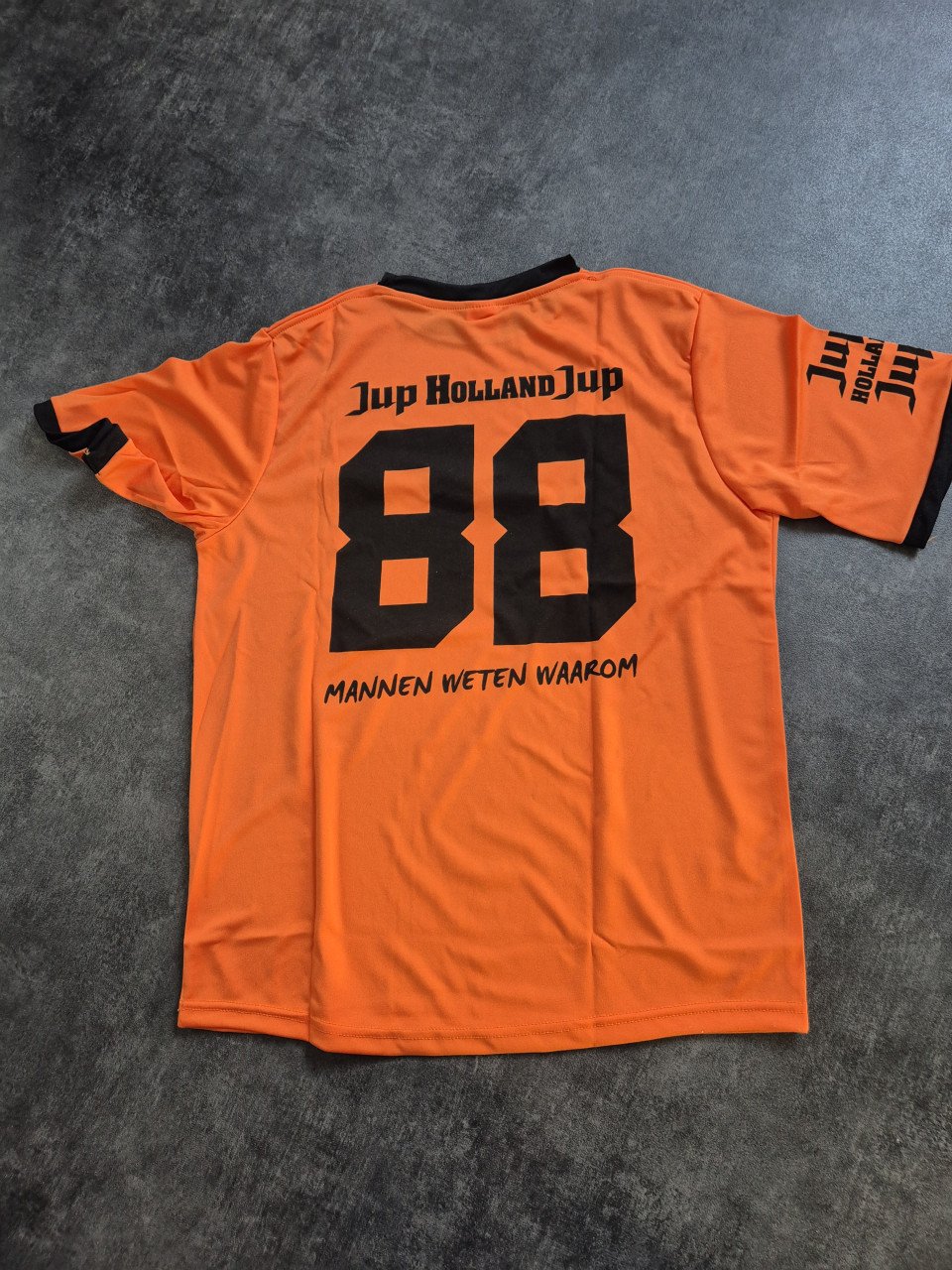 Oranje tshirt voetbal