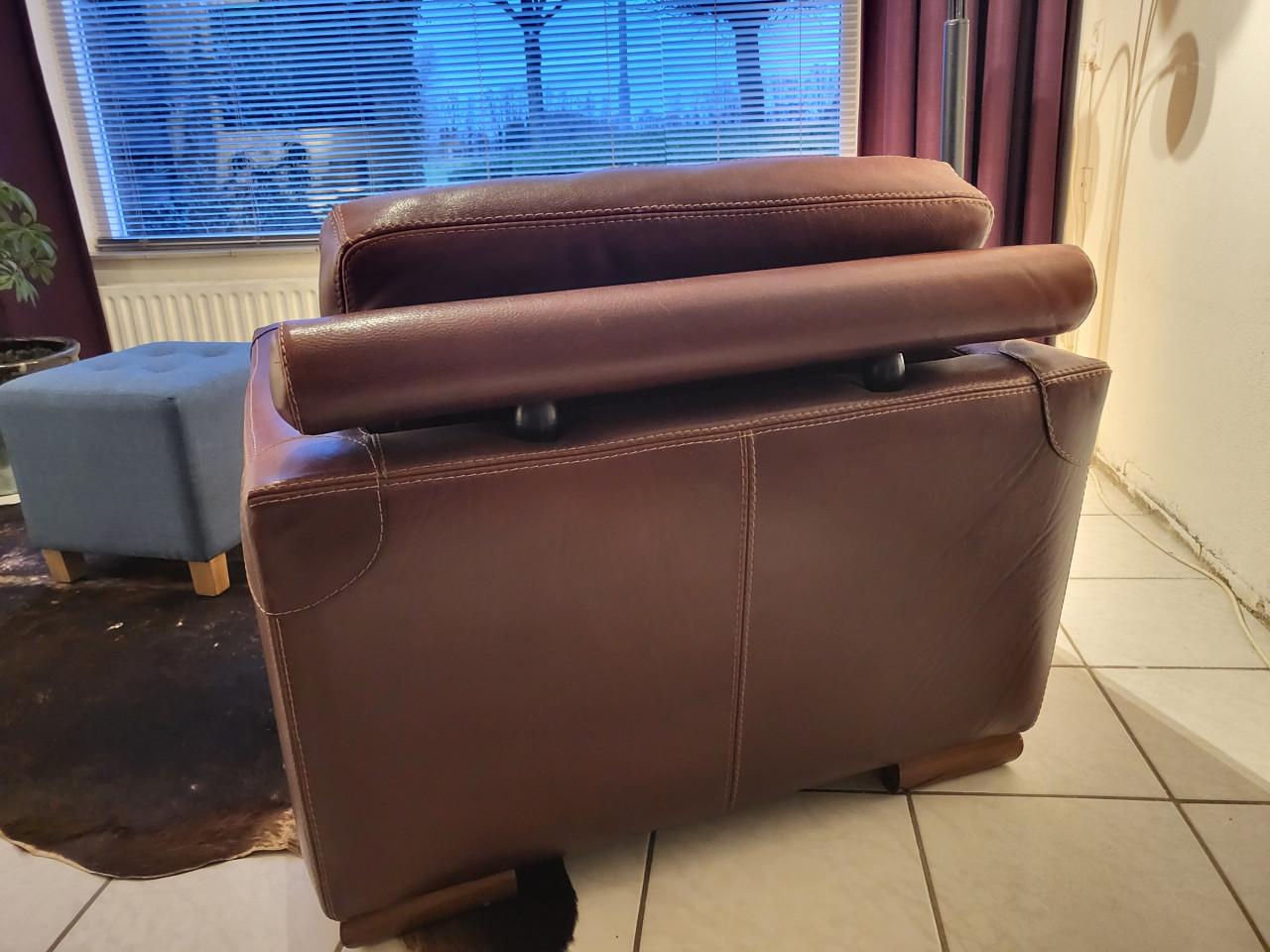 Prachtige leren fauteuil