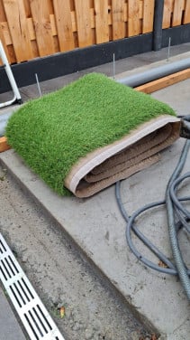 Kunstgras smalle strook