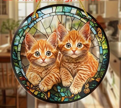 Raamhanger jonge poesjes / jonge katjes