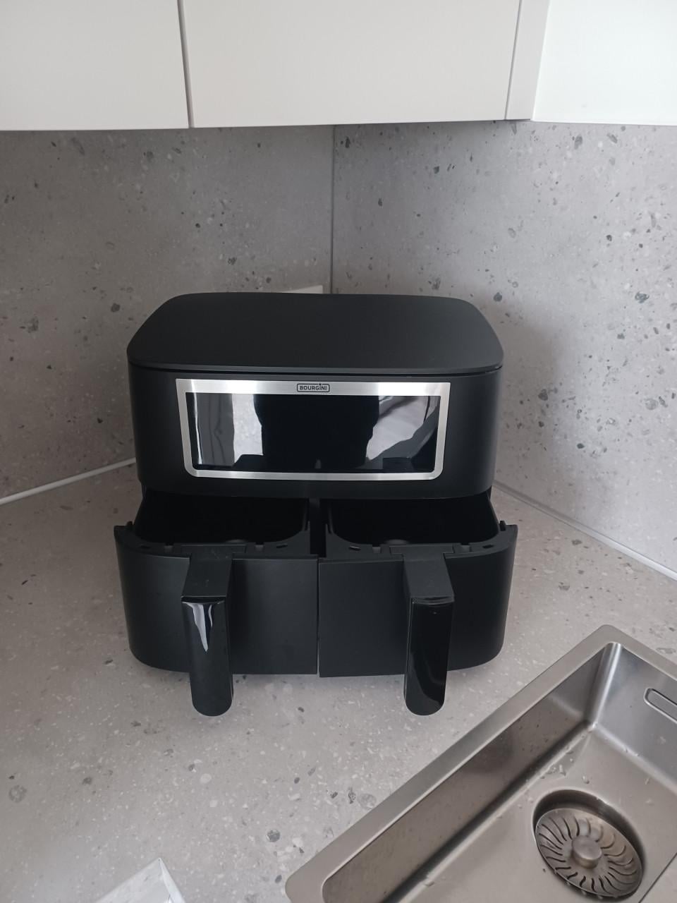 Airfryer Bourgini met dubbele mand