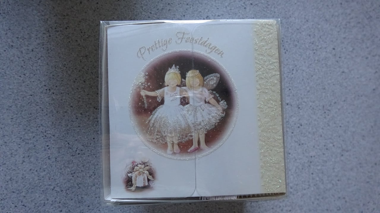 Kerst - Nieuwjaars Folie/Glitterkaarten box (30 stuks) nieuw