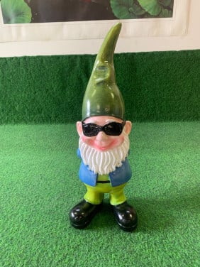 Tuinkabouter met zonnebril Groen en Blauw