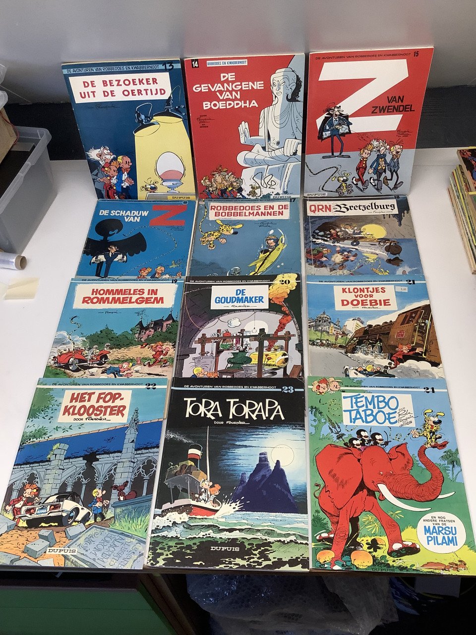 Stripboeken: Robbedoes en Kwabbernoot. Nr.1 tm 47 ( gereserveerd )