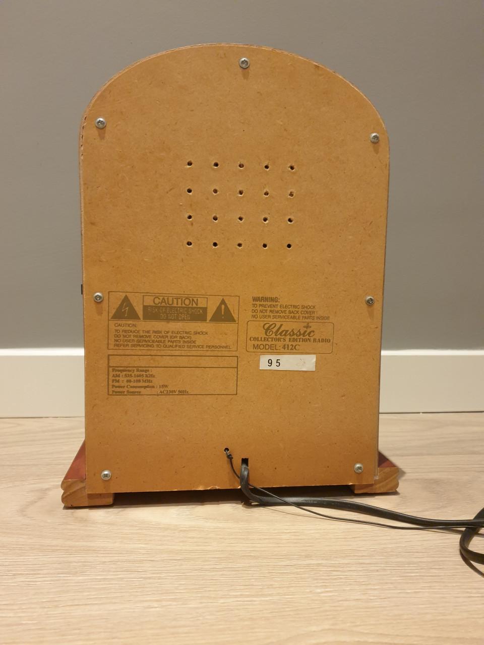 Classic Collectors Edition Radio Cassette player model 412 c model 1933