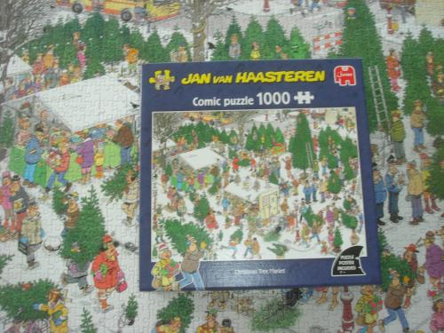 Te koop Complete Jan van Haasteren puzzel Christmas tree Market