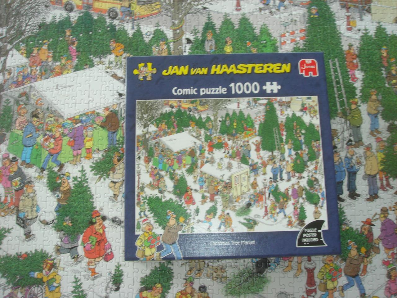 Te koop Complete Jan van Haasteren puzzel Christmas tree Market